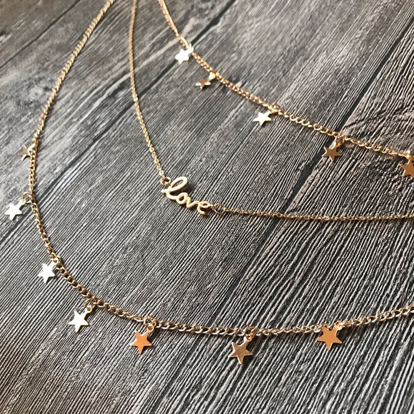 Love Stars ✶ Layered Necklace GIFT - Picture 3 of 8